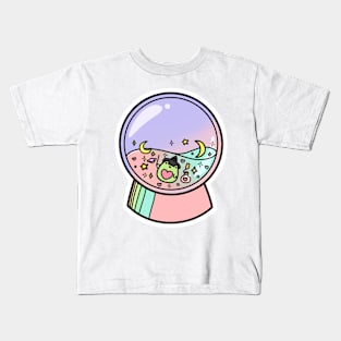 cute witchy frog Kids T-Shirt